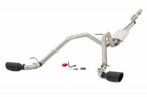 96008 | Dual Cat-Back Exhaust System w/ Black Tips (09-13 GM 1500 | 4.8L / 5.3L)