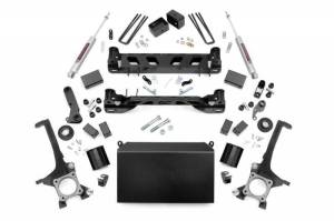 75430 | Rough Country 6 Inch Lift Kit For Toyota Tundra 2/4WD | 2007-2015 | Strut Spacer, N3 Rear Shocks