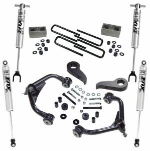 K1010F | Superlift 3 Inch GM Suspension Lift Kit w/ Fox Shocks (2011-2019 Silverado, Sierra 2500 HD, 3500 HD)