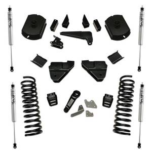 K124F | Superlift 4 Inch Dodge Suspension Lift Kit with Fox Shocks (2014-2018 Ram 2500 4WD | Diesel)