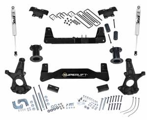 K180F | Superlift 6.5 inch Suspension Lift Kit with Fox 2.0 Shocks (2007-2016 Silverado, Sierra 1500 | OE Cast Steel Control Arms)