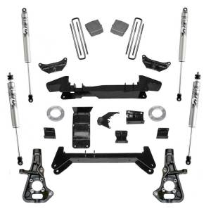 K806F | Superlift 6 inch Suspension Lift Kit with Fox 2.0 Shocks (2005-2007 F250, F350 Super Duty 4WD | Diesel)