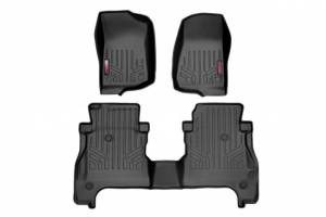 M-61501 | Heavy Duty Floor Mats [Front & Rear w/ Under Seat Lockable Storage] - (2020 Gladiator JT)