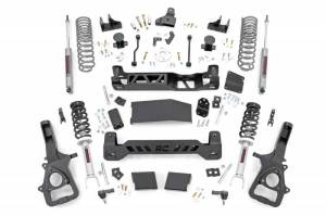 Rough Country - 33431 | Rough Country 6 Inch Suspension Lift Kit For Ram 1500 4WD | 2019-2023 | Without 22" Wheels, Front Lifted Strut, Rear N3 Shocks & Variable Rated Coils - Image 1