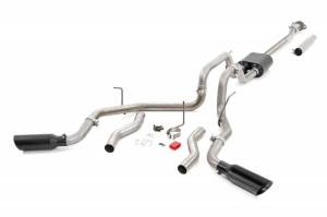 96010 | Dual Cat-Back Exhaust System w/ Black Tips (09-14 F-150 | V8 - 4.6L, 5.0L, 5.4L)