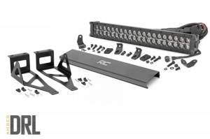 70665DRLA | Ford 20in LED Bumper Kit | Black Series w/ Amber DRL (05-07 F-250/350)