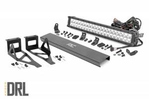 70664DRLA | Ford 20in LED Bumper Kit | Chrome Series w/ Amber DRL (05-07 F-250/350)