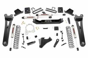 55870 | 6 Inch Ford Suspension Lift Kit w/ V2 Monotube Shocks (Diesel Engine, No Overloads)