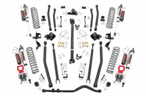 66050 | Rough Country 6 Inch Long Arm Lift Kit For Jeep Wrangler JL Unlimited 4WD | 2018-2023 | Vertex Reservoir