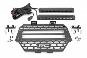 93041 | Polaris Dual 10-inch Slimline LED Grille Kit (14-19 RZR 1000)