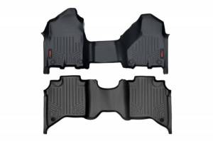 M-31530 | Rough Country Floor Mats Ram 2500 / 3500 | 2019-2023 | First & Second Row, Front Row Bench Seat