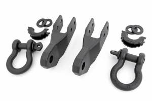 RS167 | GM Tow Hook to Shackle Conversion Kit w/D-Rings and Rubber Isolators (15-22 Canyon/Colorado)