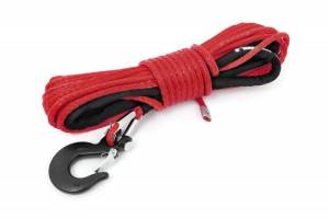 RS161 | Red 1/4in Synthetic Winch Rope | UTV, ATV