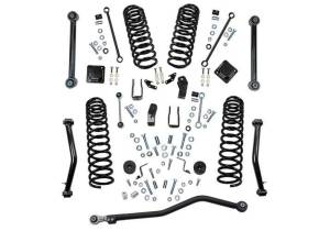 K196 | Superlift 4 inch Dual Rate Coil Spring Suspension Lift Kit with Shock Extensions (2020-2023 Gladiator JT 4WD)