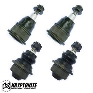 0110BJPACK | Kryptonite Upper and Lower Ball Joints | Stock Control Arms (2001-2010 GM 2500 HD, 3500 HD)