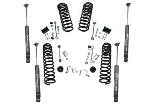 K191 | Superlift 2.5 inch Dual Rate Coil Spring Suspension Lift  Kit with Shadow Shocks (2018-2023 Wrangler JL 4WD | 2 Door)