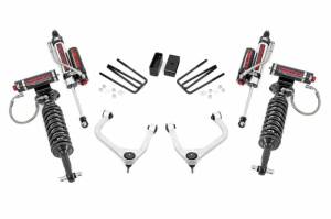 Rough Country - 29550 | Rough Country 3.5 Inch Lift Kit For Chevrolet Silverado 1500 2/4WD | 2019-2024 | Factory Multi-leaf Spring, Vertex Coilovers With Vertex Shocks - Image 1