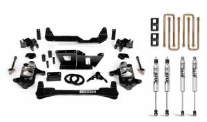 110-P0785 | Cognito 4-Inch Standard Lift Kit With Fox PS 2.0 IFP Shocks (2001-2010 Silverado/Sierra 2500/3500 2WD/4WD)