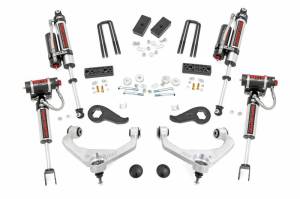 95850 | Rough Country 3 Inch Lift Kit With Forged Aluminum Upper Control Arms For Chevrolet Silverado / GMC Sierra 2500 HD | Vertex Reservoir