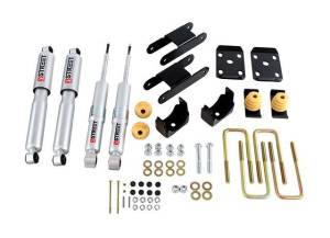 1100SP | Belltech 0 to 3 Inch Front / 4 Inch Rear Complete Lowering Kit with Street Performance Shocks (2018-2022