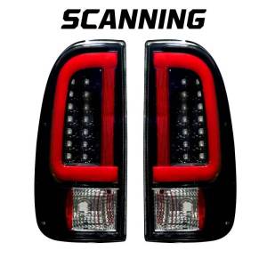264292BKS | OLED Tail Lights with Scanning OLED Turn Signals – Smoked Lens
