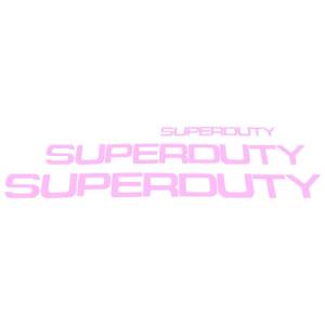 264181PK| Super Duty Raised Letter Inserts - Pink