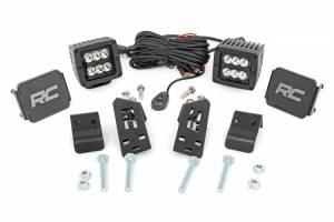 93076 | Polaris Dual LED Cube Kit w/Black Series Spot LED's (2020-2021 Polaris RZR PRO XP)