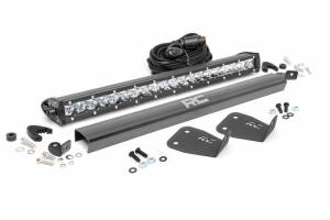 Rough Country - 71035 | Rough Country 20 Inch LED Bumper Mounting Kit For Bronco Sport | 2021-2023 | Chrome Series - Image 1