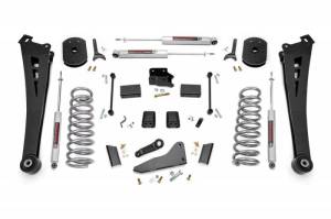 Rough Country - 37370 | 5in Dodge Suspension Lift Kit | Coil Springs | Radius Arms andamp; V2 Shocks (14-18 Ram 2500 4WD | Gas) - Image 1