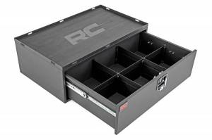 99030 | Rough Country Metal Slide Out Lockable Storage Box / Drawer For Jeep Wrangler JL / JL Unlimited | 2018-2023