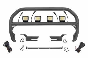 51050 | Rough Country Nudge Bar For Ford Bronco 4WD | 2021-2023 | 3 Inch Osram Wide Angle Series (4) LED Lights