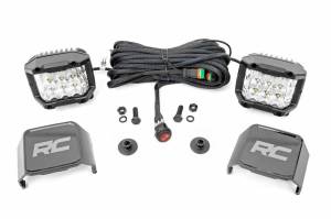 71050 | Rough Country LED Ditch Light For Ford Bronco | 2021-2023 | 3" Osram Wide Angle Series