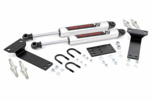 8749070 | V2 Monotube Steering Stabilizer | Dual | Ford Super Duty 4WD (1999-2004)