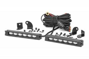 70406ABL | 6-inch Slimline Cree LED Light Bars (Pair | Black Series)