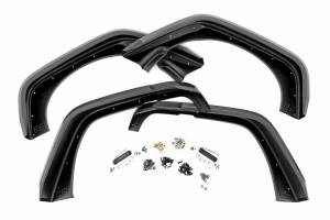 99037 | High Clearance LED Flat Fender Flare Kit | UV Treated | Jeep JK (07-18)