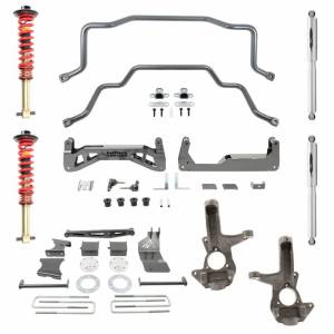 150203HK | Belltech 7-9 Inch Complete Lift Kit with Trail Performance Coilovers / Shock & Sway Bars (2007-2016 Silverado, Sierra 1500 2WD/4WD | OEM Stamped Steel / Aluminum Control Arms)