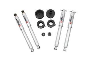 1033SP | 2.5" Coil Spring Spacers Inc. Front and Rear Trail Performance Shocks