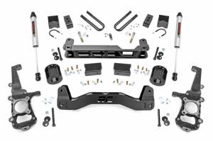 40870 | Rough Country 4 Inch Lift Kit For Ford F-150 2WD | 2021-2023 | V2 Monotube