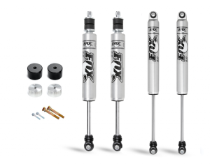 220-P1143 | Cognito 2-Inch Standard Leveling Kit With Fox 2.0 IFP Shocks (2005-2016 Ford F25, /F350 4WD)
