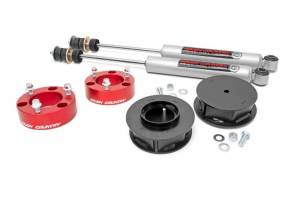 76530RED | Rough Country 3 Inch Suspension Lift Kit For Toyota 4Runner (2003-2009) / FJ Cruiser (2007-2014) | No Struts (Spacer), Premium N3
