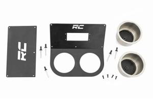 Rough Country - 92056 | Rough Country Center Cup Holder Without MLC Light Controller (2016-2023 Pioneer) - Image 1