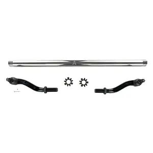 KIT126 | Apex Chassis Extreme Duty Tie Rod Assembly  For Jeep Wrangler JL / Gladiator JT 2.5 Ton (2018-2024) | Fits Dana 44 Axle | Polished Aluminum