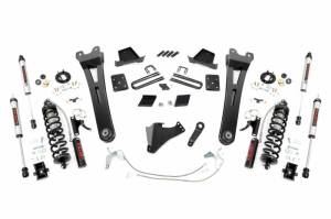 54358 | Rough Country 6 Inch Coilover Conversion Lift Kit With Radius Arms For Ford F-250 Super Duty | 2015-2016 | No Factory Rear Springs, Rear V2 Shocks