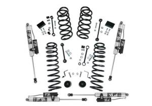 K183FX | Superlift 2.5 Inch Suspension Lift Dual Rate Coil Kit With Fox Resi Shocks (2018-2023 Wrangler JL Unlimited 4WD)