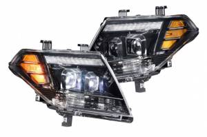 LF475 | Morimoto XB Hybrid LED Headlights For Nissan Frontier | 2009-2020 | Pair
