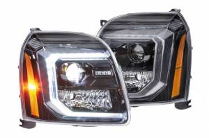 LF557 | Morimoto XB Hybrid LED Headlights With White DRL For GMC Yukon | 2007-2014 | Pair