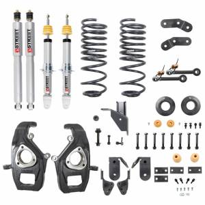 Belltech - 1062SP | Belltech 3 to 4 Inch Front / 4-5 Inch Rear Complete Lowering Kit with Street Performance Shocks (2019-2023 Ram 1500 2WD/4WD) - Image 1