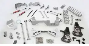 McGaughys Suspension Parts - 50777 | McGaughys 7 to 9 Inch (s/s Silver) Lift Kit 2014-2018 GM Truck 1500 2WD STAMPED STEEL or ALUMINUM factory control arms only - Image 1