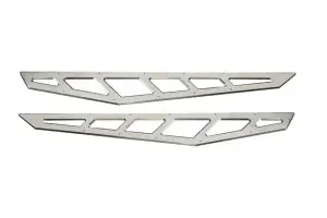 51305 | McGaughys Billet Face Plates RAW (fits Traction Bars) 2019-2023 GM 1500 Truck