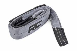 RS178 | Rough Country 8 Feet Long & 3 Inch Wide Tree Saver Strap For Use With Winch